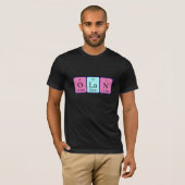 T-shirt Chemise de nom périodique Olan (Devant entier)