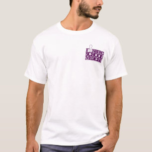 T-shirt Chemise de NUFSOM - texte pourpre