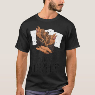 T-shirt Chemise de nuit officielle de chien Yorkshire Terr