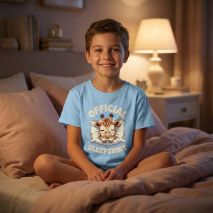 T-shirt Chemise de nuit officielle Girafe mignonne endormi
