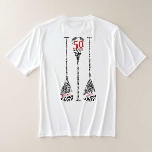 T-shirt Chemise de pagayage Unisex 50e anniversaire (Couchage Retour)