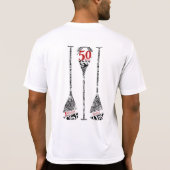 T-shirt Chemise de pagayage Unisex 50e anniversaire (Dos)