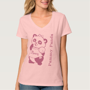 T-shirt Chemise de panda de Pammy de contes de chemise