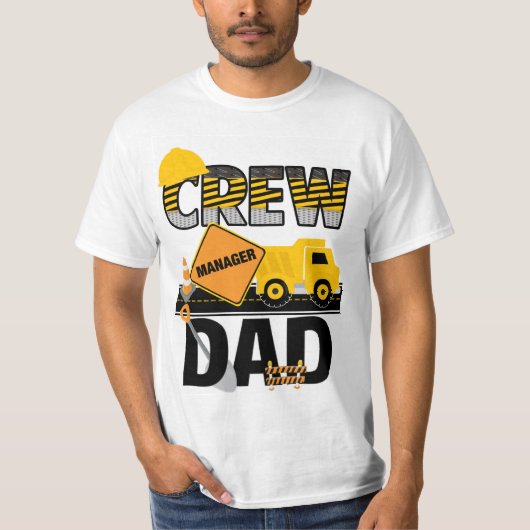 T-shirt Chemise de papa de construction, chemise (Devant)