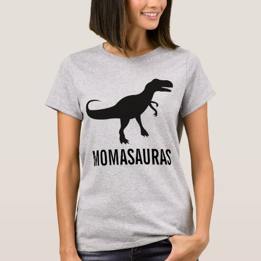 T-shirt Chemise de papa de dinosaure de Momasauras (Devant)