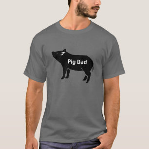 T-shirt Chemise de papa de porc
