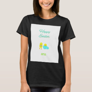 T-shirt Chemise de Pâques Hatchlings femmes Noir de base T