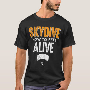 T-shirt Chemise de parachutisme extrême Athlète Tee Drôle