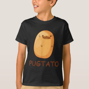 T-shirt Chemise de patate de pug mignonne drôle de patate