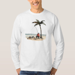 T-shirt Chemise de pêche à manches longues