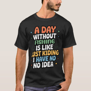 T-shirt Chemise de pêche amusante