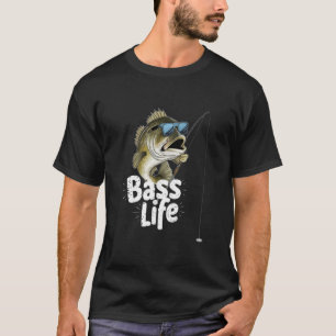 T-shirt Chemise de pêche aux achigans à petite bouche Bass