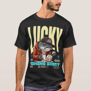 T-shirt Chemise de pêche chanceuse