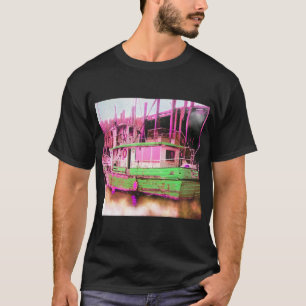 T-shirt Chemise de pêche chanceuse Ne pas laver la chemise