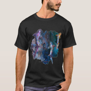 T-shirt Chemise de pêche chanceuse pour jeunes enfants fem