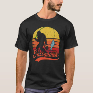 T-shirt Chemise de pêche drôle de Bigfoot Bassquatch Sasqu