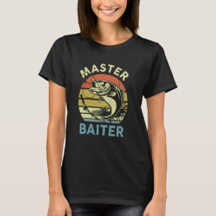 T-shirt Chemise de pêche Master-Baiter Papa Papa drôle