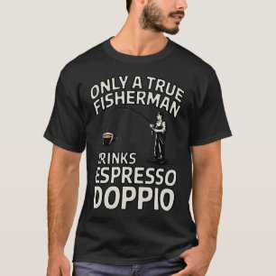 T-shirt Chemise de pêche Ouverture de la bouche sans sages