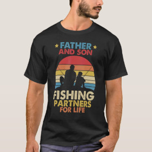 T-shirt Chemise de pêche père et fils partenaires de pêche