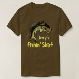 T-shirt Chemise de pêche personnalisée
