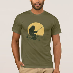 T-shirt Chemise De Pêche Sasquatch - Mens Bigfoot Tee Exté