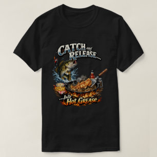 T-shirt Chemise de pêcheur « Pêche et relâche »