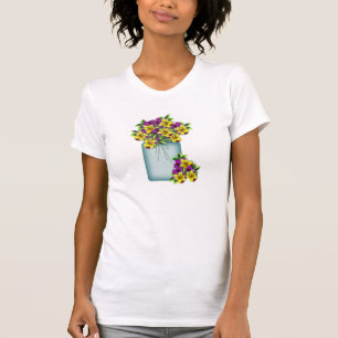 T-shirt Chemise de pensées de pot de maçon
