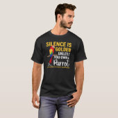 T-shirt Chemise de perroquet amusante, Don d'amant de perr (Devant entier)