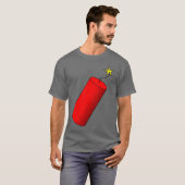 T-shirt chemise de pétard (Devant entier)
