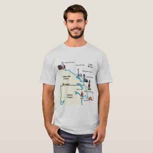 T-shirt Chemise de phare Presque Isle & Alpena County