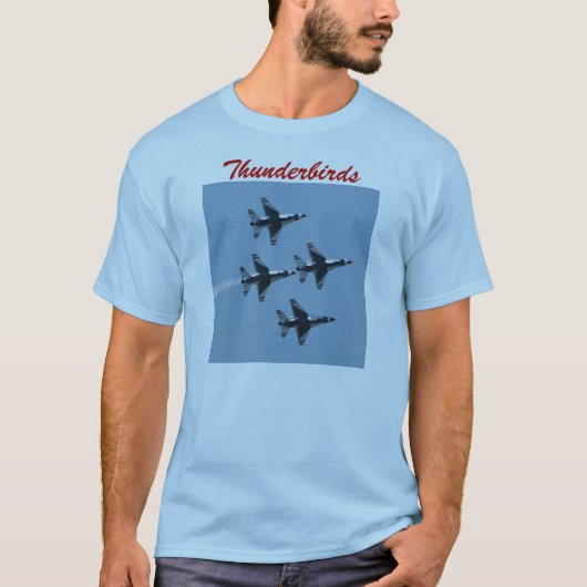 T-shirt Chemise de photo de diamant de Thunderbirds (Devant)