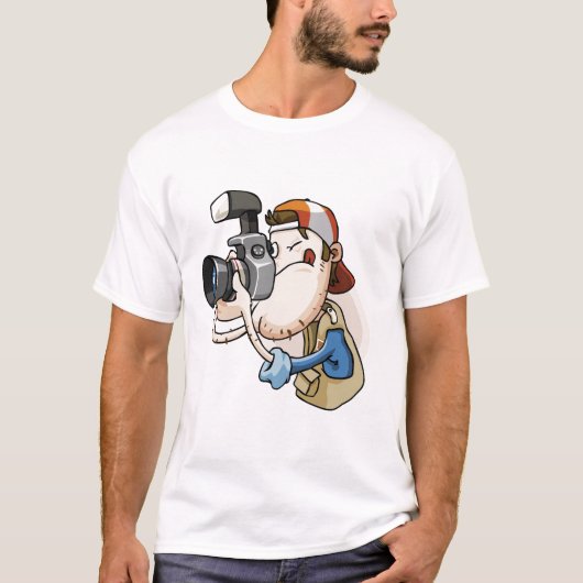 T-shirt Chemise de photographe amusante (Devant)