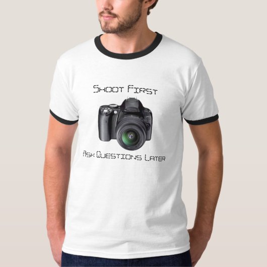 T-shirt Chemise de photographes (Devant)