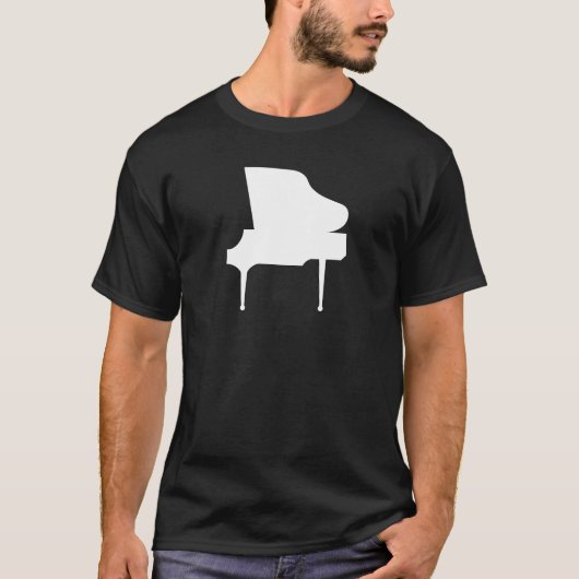 T-shirt Chemise de piano (Devant)