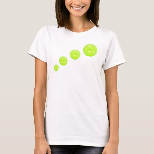 T-shirt Chemise De Pickleball Pour Elle (Devant)