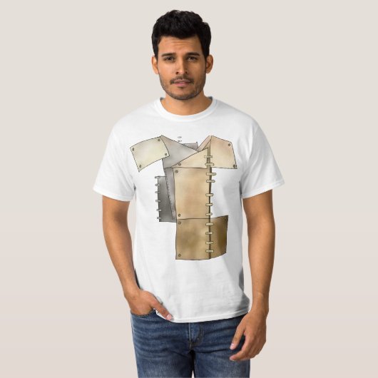 T-shirt Chemise de pièce rapportée (Devant entier)