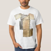 T-shirt Chemise de pièce rapportée (Devant)