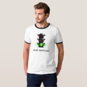 T-shirt chemise de pif (Devant entier)