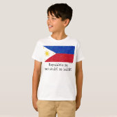 T-shirt Chemise de Pinoy Pinay Bulilit (Devant entier)