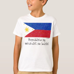 T-shirt Chemise de Pinoy Pinay Bulilit
