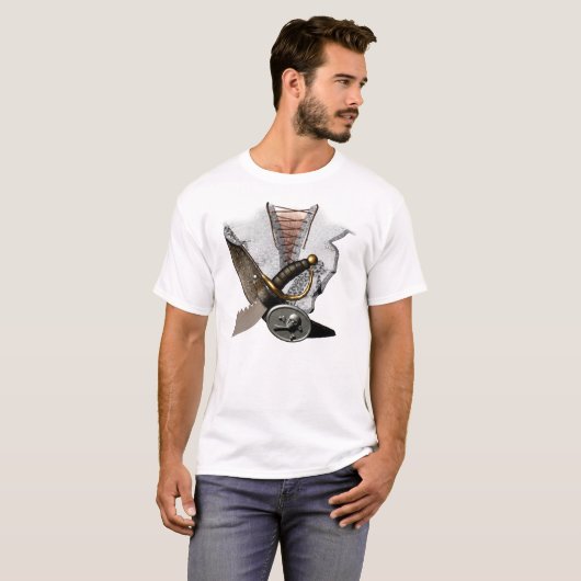 T-shirt Chemise de pirate (Devant entier)