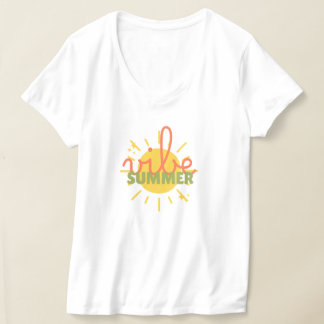 T-shirt Chemise de plage rétro ambiance estivale
