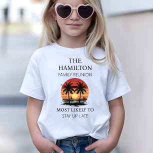 T-shirt Chemise de plage Reunion Family
