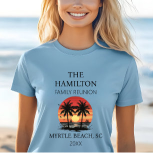 T-shirt Chemise de plage Reunion Family