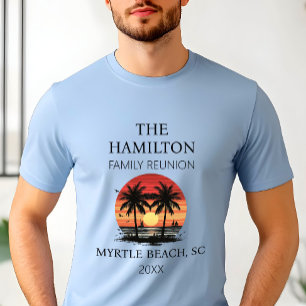 T-shirt Chemise de plage Reunion Family