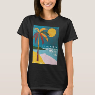 T-shirt Chemise de plage St Maarten Croisière Tropicale Va