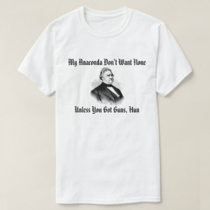 T-shirt Chemise de plan d'anaconda - humour de guerre