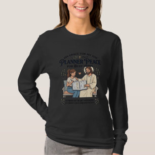 T-shirt Chemise de planificateur de maman à domicile Jésus