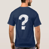 T-shirt Chemise de point d'interrogation (Dos)