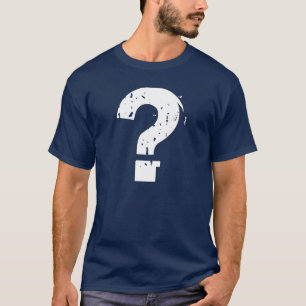 T-shirt Chemise de point d'interrogation